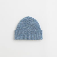 Uskees 4003 Speckled Donegal Wool Beanie - Powder Blue thumbnail