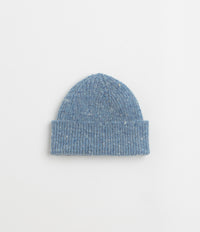 Uskees 4003 Speckled Donegal Wool Beanie in Powder Blue