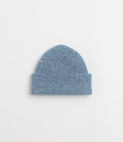Uskees 4003 Speckled Donegal Wool Beanie - Powder Blue