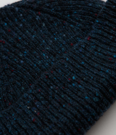 Uskees 4003 Speckled Donegal Wool Beanie - Shadow Marine
