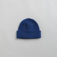Uskees 4003 Speckled Donegal Wool Beanie in Ultra Blue thumbnail