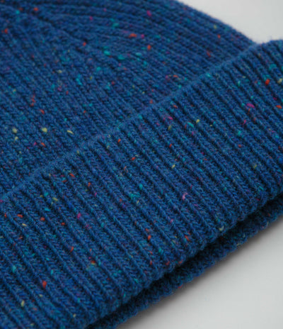 Uskees 4003 Speckled Donegal Wool Beanie - Ultra Blue