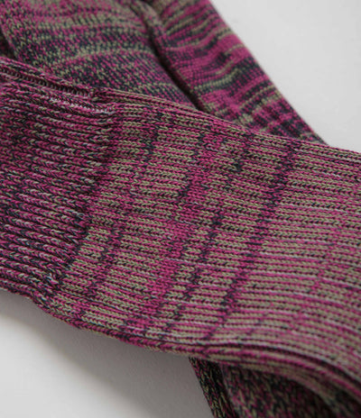 Uskees 4006 Organic Cotton Socks - Violet