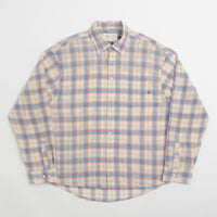 Uskees 6011 Timber Leah Seersucker Shirt - Blue Pebble Plaid thumbnail