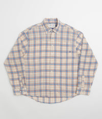 Uskees 6011 Timber Leah Seersucker Shirt in Blue Pebble Plaid