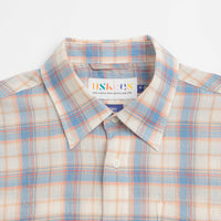 Uskees 6011 Timber Leah Seersucker Shirt - Blue Pebble Plaid thumbnail