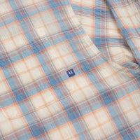 Uskees 6011 Timber Leah Seersucker Shirt - Blue Pebble Plaid thumbnail