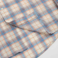 Uskees 6011 Timber Leah Seersucker Shirt - Blue Pebble Plaid thumbnail