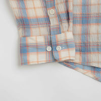 Uskees 6011 Timber Leah Seersucker Shirt - Blue Pebble Plaid thumbnail
