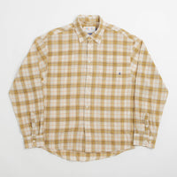 Uskees 6011 Timber Leah Seersucker Shirt - Sand Pebble Plaid thumbnail
