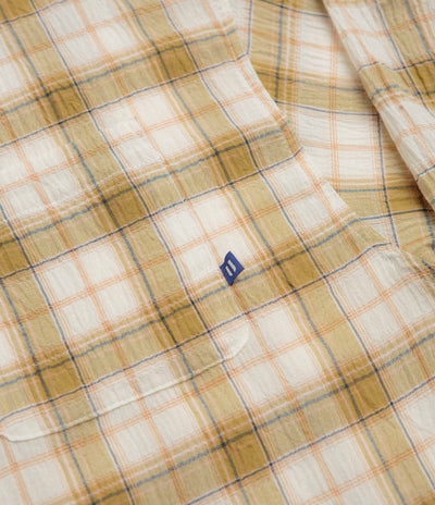 Uskees 6011 Timber Leah Seersucker Shirt - Sand Pebble Plaid