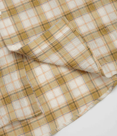 Uskees 6011 Timber Leah Seersucker Shirt - Sand Pebble Plaid