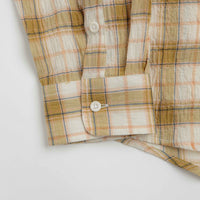 Uskees 6011 Timber Leah Seersucker Shirt - Sand Pebble Plaid thumbnail