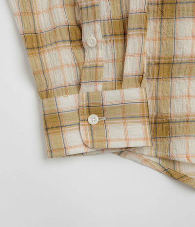Uskees 6011 Timber Leah Seersucker Shirt - Sand Pebble Plaid