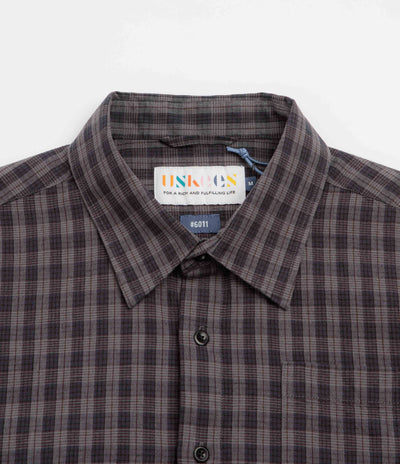 Uskees 6011 Timber Leah Shirt - Eastlands Blue Plaid