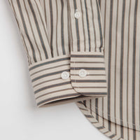 Uskees 6013 Oxford Shirt - Cream / Glade Terrace Pinstripe thumbnail