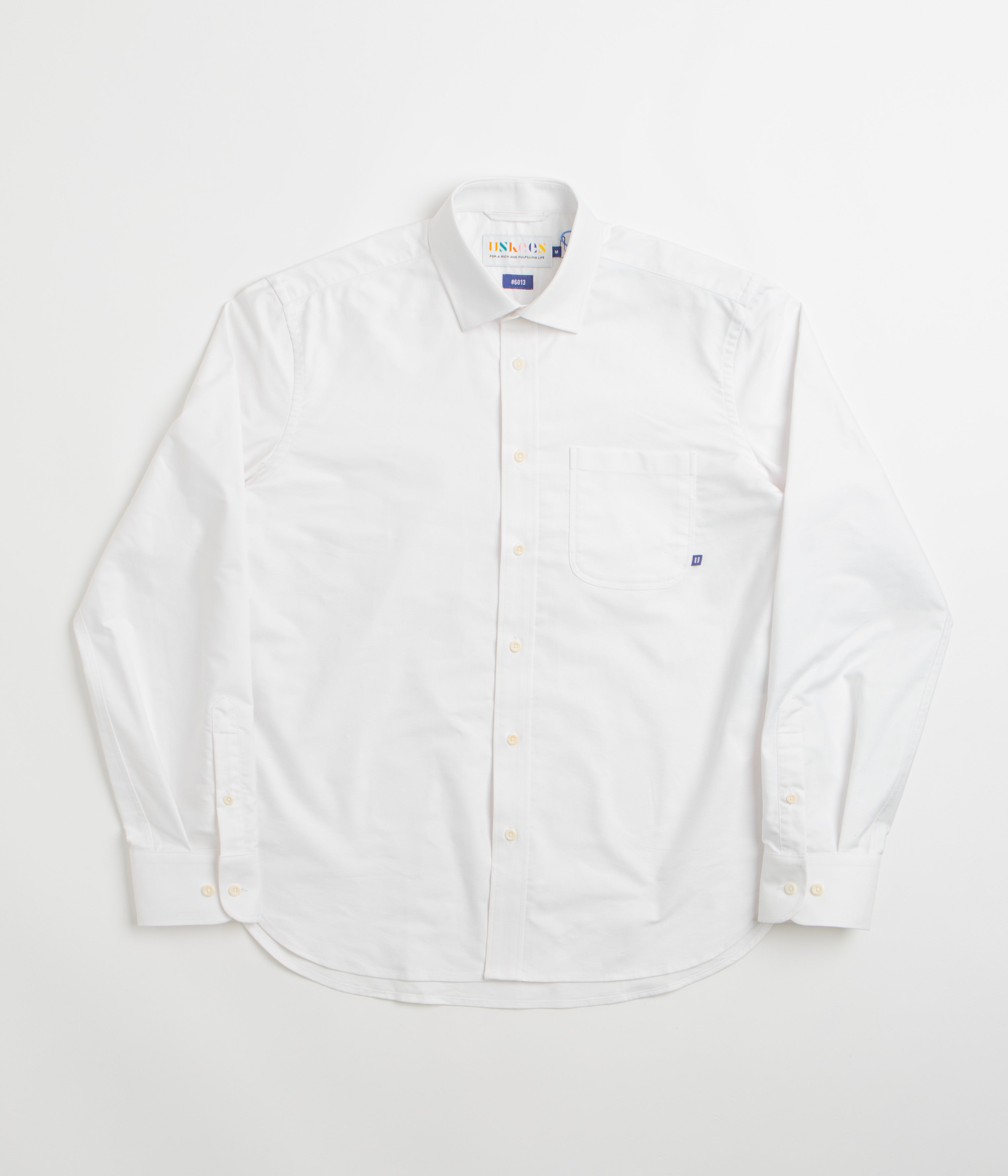 Uskees 6013 Oxford Shirt - White