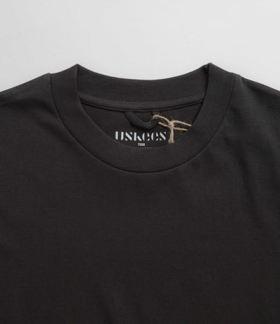 Uskees 7008 Oversized T-Shirt - Faded Black