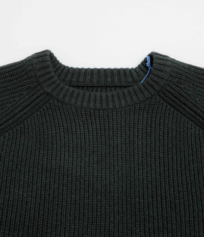Uskees 7013 Knit Crewneck Sweatshirt - Epsom Downs Green