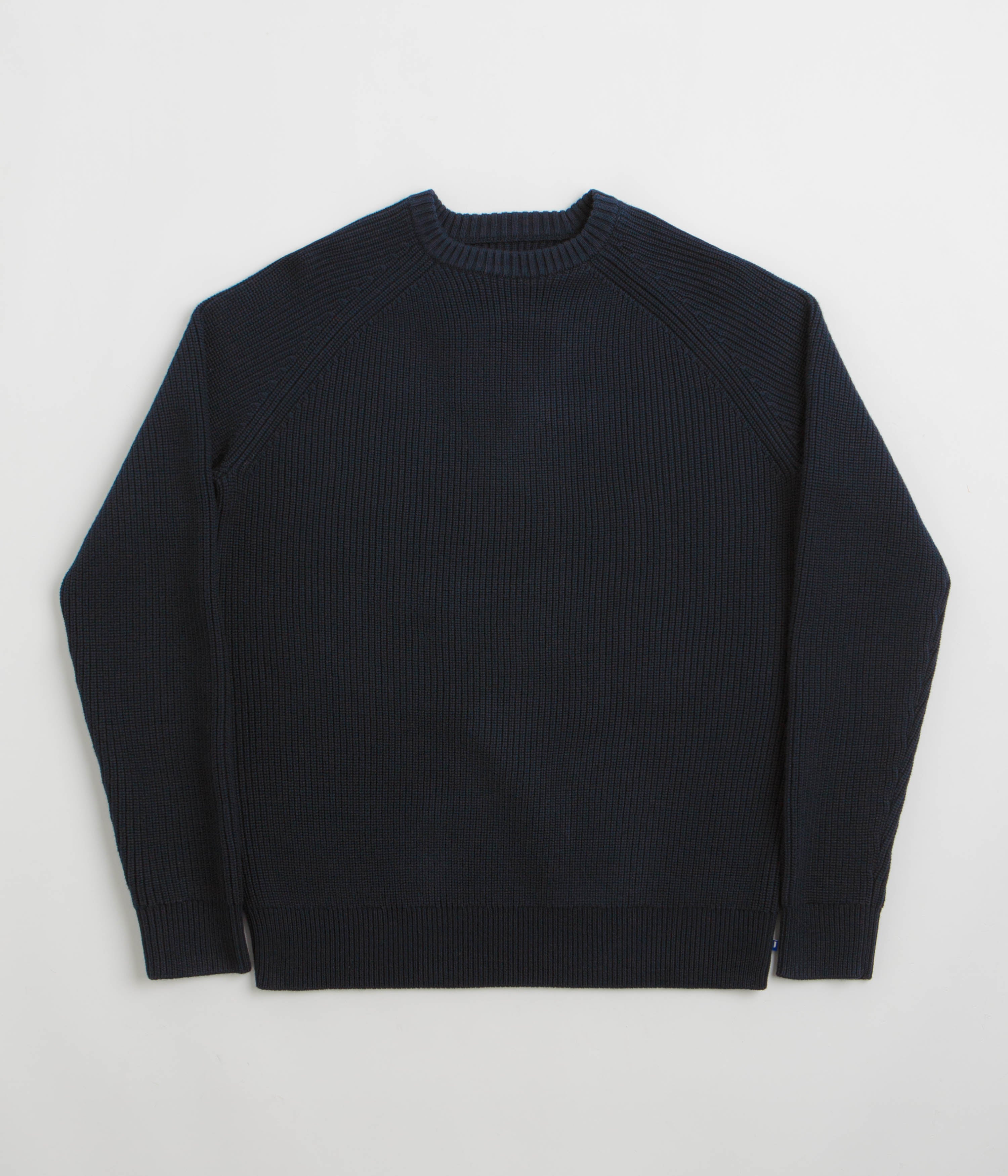 Uskees 7013 Knit Crewneck Sweatshirt in Midnight Blue