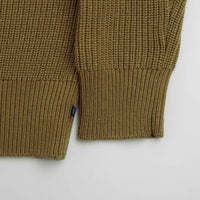 Uskees 7013 Knit Crewneck Sweatshirt in Woodland Green thumbnail