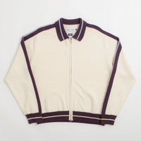 Uskees 7015 Racquet Club Track Jacket in Cream thumbnail