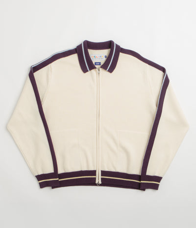Uskees 7015 Racquet Club Track Jacket in Cream