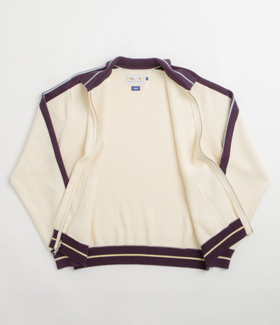 Uskees 7015 Racquet Club Track Jacket in Cream