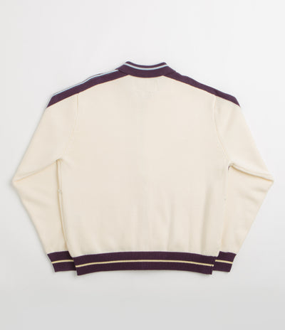 Uskees 7015 Racquet Club Track Jacket in Cream