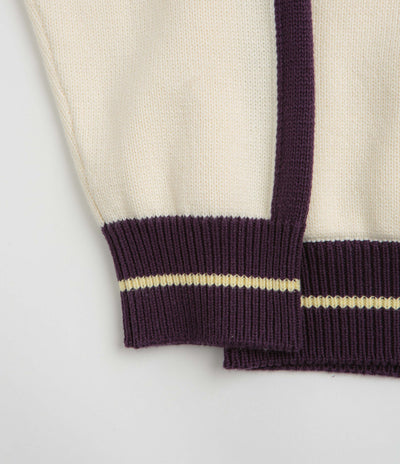 Uskees 7015 Racquet Club Track Jacket in Cream