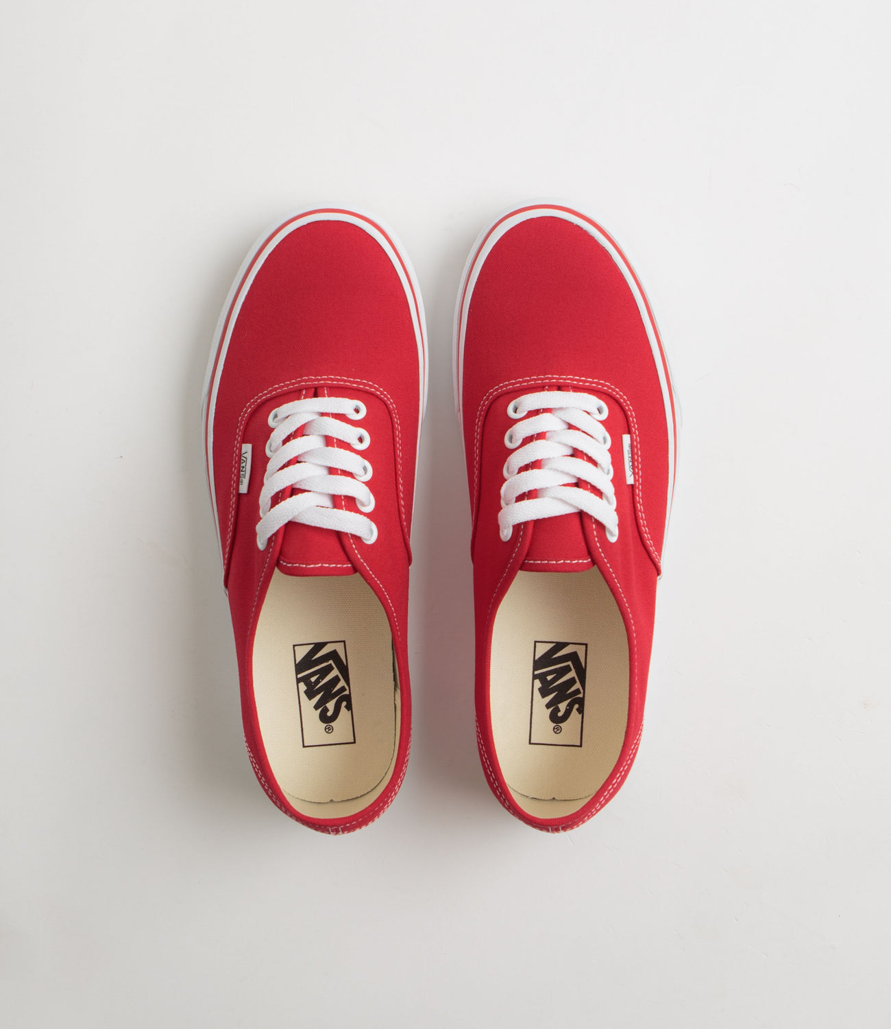 Authentic Red Vans Authentic Shoes - Red | flatspot