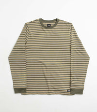 Vans Awbrey Long Sleeve T-Shirt in Grey Leaf and Taos Taupe
