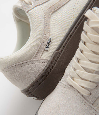 Vans BMX Old Skool Shoes in Marshmallow and Gum