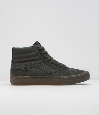 Vans BMX Sk8-Hi Shoes in Dark Grey and Gum