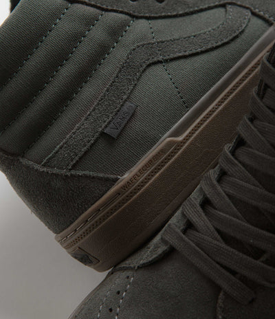 Vans BMX Sk8-Hi Shoes in Dark Grey and Gum