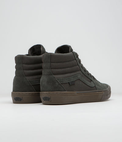Vans BMX Sk8-Hi Shoes in Dark Grey and Gum