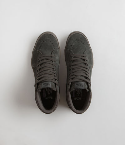 Vans BMX Sk8-Hi Shoes in Dark Grey and Gum
