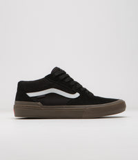Vans BMX Style 114 Shoes in Black and Dark Gum