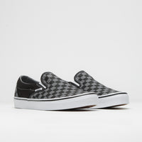 Vans Classic Slip-On Shoes in Black and Pewter Checkerboard thumbnail