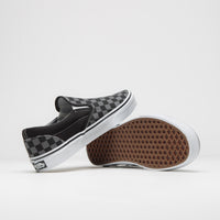 Vans Classic Slip-On Shoes in Black and Pewter Checkerboard thumbnail