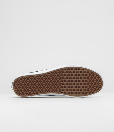 Vans Classic Slip-On Shoes in Black and Pewter Checkerboard