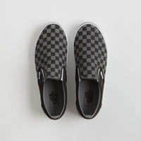 Vans Classic Slip-On Shoes in Black and Pewter Checkerboard thumbnail