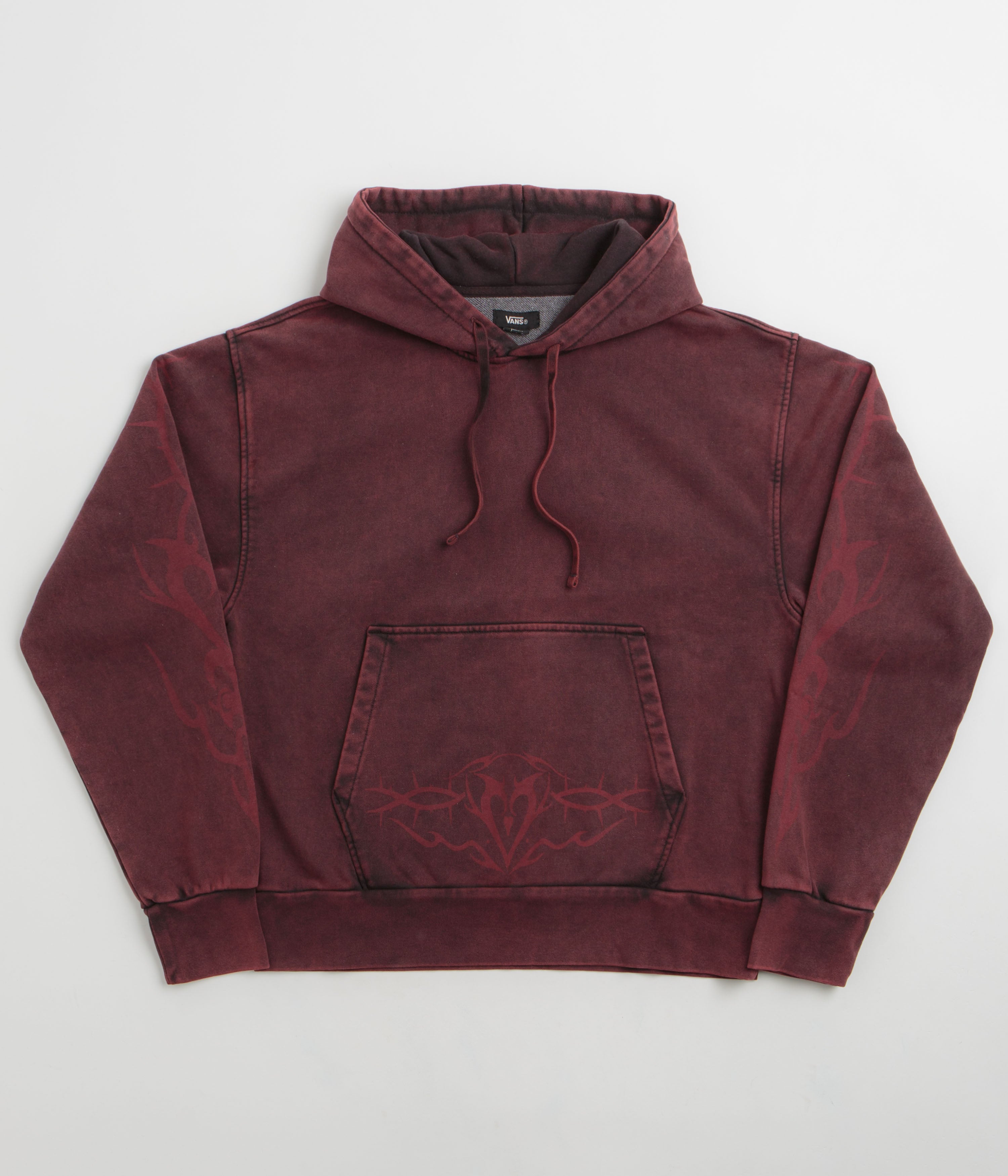 Vans Skate Dayana Tribal Flame Hoodie in Crimson Haze