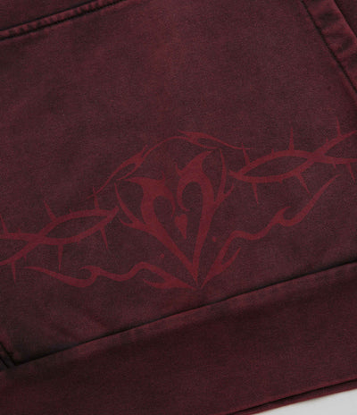 Vans Skate Dayana Tribal Flame Hoodie in Crimson Haze