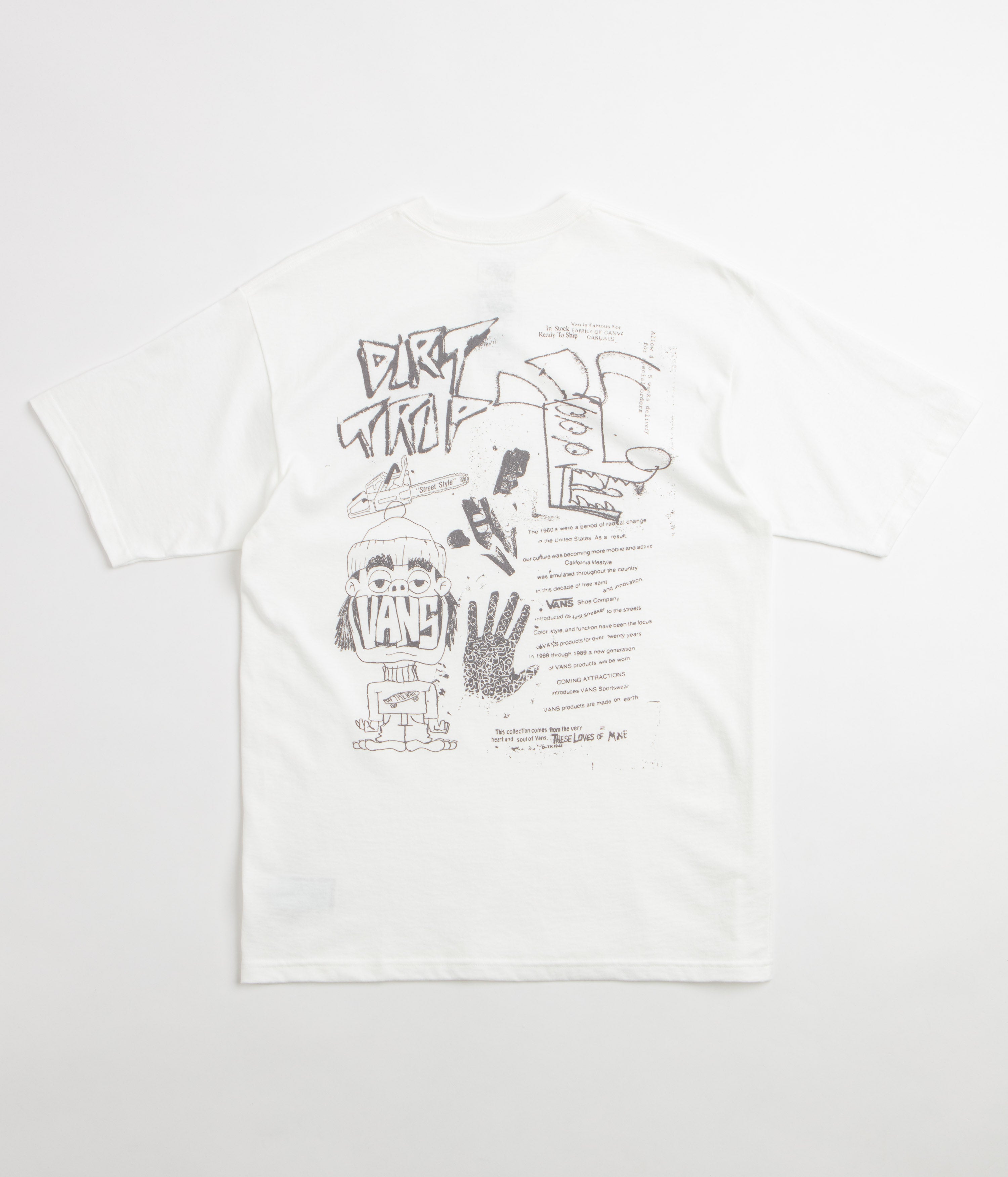 Vans Dirt Trip T-Shirt - White