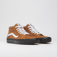 Vans Grosso Mid Shoes - Pig Suede Brown / Black thumbnail