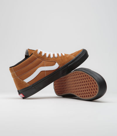 Vans Grosso Mid Shoes - Pig Suede Brown / Black