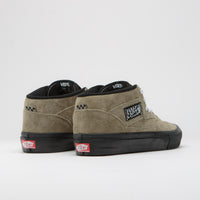 Vans Half Cab Shoes - Pig Suede Olive / Black thumbnail