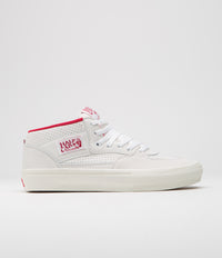 Vans Half Cab Shoes - Vintage Sport White / Red