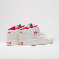 Vans Half Cab Shoes Vintage Sport White Red Flatspot
